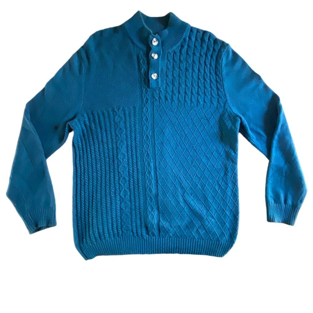 Club Room 3 Button Pullover Sweater